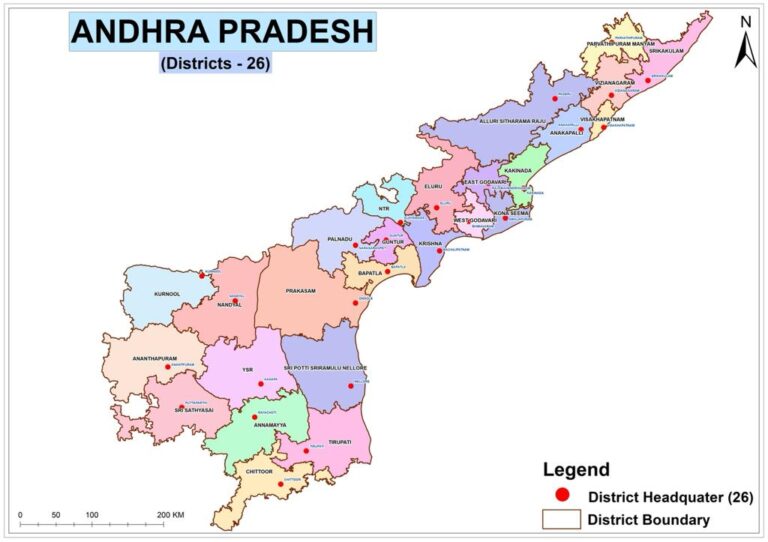 Andhra pradesh map